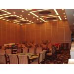 Custom Hotel Movable Floor to Ceiling Partition Wall With Sliding Aluminium Track for sale