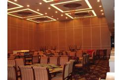 China Custom Hotel Movable Floor to Ceiling Partition Wall With Sliding Aluminium Track supplier