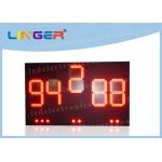 Outside UV Protection LED Baseball Scoreboard With Brackets 20 Inch for sale