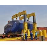 50t~1000t Hydraulic Gantry Crane Height Adjustable Hoisting Precision Instruments for sale