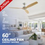 Installation Ceiling 60 Low Noise Ceiling Fan with Remote Control and Private Mold NO for sale