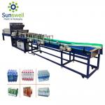 PVC PE Film Shrink Packaging Equipment , Water Bottle Heat Wrapping Machine for sale