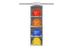 China 4 Shelf Felt Foldable Hanging Closet Organizer For Hat Storage supplier