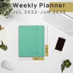FSC Softshell A4 Weekly Planner 2023 2023 Black And White Inner Page