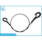 Black Cable Suspension Kit Wire Rope Coated For Lanyard Eco Friendly Material for sale