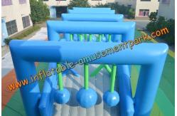 China 20m PVC Inflatables Obstacle Course , Inflatable Wrecking Ball For Team supplier