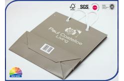 China Customized 350g Coated Paper Shopping Bags Matte Lamination With Handle supplier