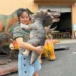 Realistic Dinosaur Hand Puppet Customized for Dino Theme Park