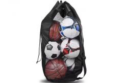 China Drawstring Mesh Exercise Equipment Bag for Basketball Football Volleyball supplier