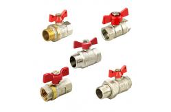 China OEM Manual Brass LPG Gas Ball Valve Customized For Residential Applications supplier
