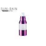 Alum airless lotion bottle with different head caps pp material SR-2108J