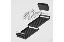 China Metal Wire Utensils Holder Dish Draining Board Rack Kitchen Organization supplier