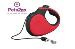 China Pets2go Easy Manage 500cm*1cm Retractable Pet Leash supplier
