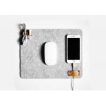 Business Style Portable Felt Mouse Mat Wide Application For For Office / Home for sale