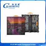 4K IP65 Flexible Transparent Film Display Glass Display RGB Transparent LED Screen for sale