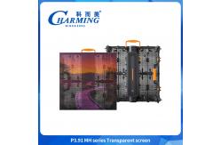 China 4K IP65 Flexible Transparent Film Display Glass Display RGB Transparent LED Screen supplier
