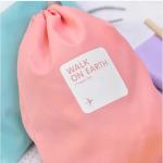promotional eco friendly beauty waterproof fabric polyester drawstring bags Custom dust cover pocket for cloth gift for sale