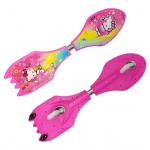 hello kitty caster board ripstick skateboard with rocket shape pink orange blue