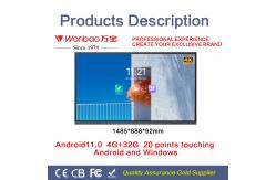 China 65'' 4K LED Interactive Screen Whiteboard Interactive Board For Conference supplier