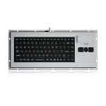 89 Keys Military Keyboard IP67 Dynamic Sealed And Durable Embedded Silicone Rubber Keyboard for sale