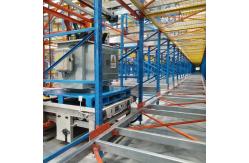 China High Density Warehouse Radio Shuttle Rack Heavy Duty Semi Automatic Racking System supplier