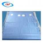 Disposable PP PE Femoral Radial Angiography Drape Sheet For Medical Procedures for sale