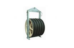 China Transmission Line Stringing Tools Highly Galvanized Large Diameter Stringing Blocks supplier