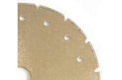 China Circular Shape Synthetic Diamond Cutting Blade V Slot For Limestone / Soft Stone supplier