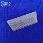 Clear Molded Linear Glass Cover Lens for LED Light for sale