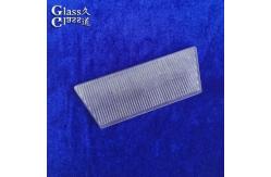 China Clear Molded Linear Glass Cover Lens for LED Light supplier