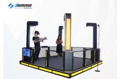 China Automatic Lift Virtual Reality Simulator 4 Players 9D Gun Shooting Game supplier