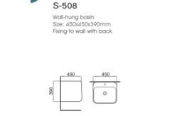 China Above Counter Ceramic Wall Hung Basin Functional For Contemporary Bathroom supplier
