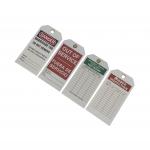China Plastic Safety Lockout Tags with Danger Header for Electrical Department manufacturer
