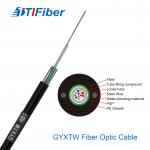 Outdoor SM GYXTW 2 4 6 8 10 12 Core Armored Fiber Optic Cable for sale