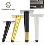 Heavy Duty Modern Iron Conical Furniture Support Legs Metal Sofa Coffee Table & Bathroom Cabinet Feet for sale