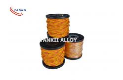 China Glass Fiber Insulated Thermocouple Compensating Cable 0.711mm supplier