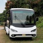 Safe & Comfortable Electric Sightseeing Bus 14 Seats 72V Lithium Battery High Climbing Ability Support Long Range