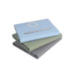 Custom Logo Wireless Power Bank Notebook Leather Hardcover Journal for sale