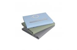 China Custom Logo Wireless Power Bank Notebook Leather Hardcover Journal supplier
