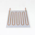High Dense Bending Copper Pipe Water Cooling Plate , Fast Cooling Water Cold Plate