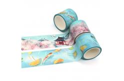 China Tearable Printed 42g 65g Washi Paper Masking Tape supplier