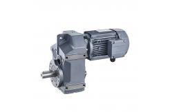 China Horizontal Foot Mounted Bevel Speed Helical Gear Reducer AC Motors supplier