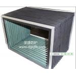 dust protective bellows made with metal frame +PVC +fiber cloth cover  for scissor lift post lift for sale