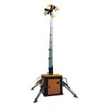 Mobile CCTV Unit 4*200W LED Mobile Lighting Monitoring Box For Emergency for sale