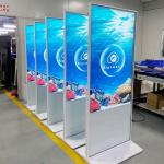 43505565 Inch Indoor Floor Standing Lcd Display Touch Screen Kiosk Advertising Screen Wifi Usb Digital Sigange for sale