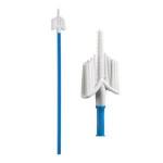 Sterile EO NMPA Cervical Swab Brush With Flocked Tip for sale