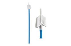 China Sterile EO NMPA Cervical Swab Brush With Flocked Tip supplier