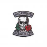 Applique Sew On Embroidered Biker Patches For Leather Jacket Hats for sale