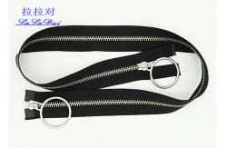 China 16 Inch Two Way Separating Zipper For Jackets , Open Ended Concealed Zip supplier