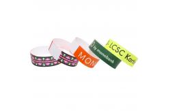 China Custom Printed Paper Event Wristbands for Corporate Functions supplier
